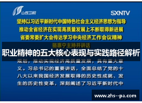 职业精神的五大核心表现与实践路径解析